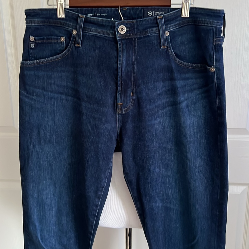 AG The Everett Slim Straight Denim Jean Mens Sz 36 x 32 - Picture 2 of 15